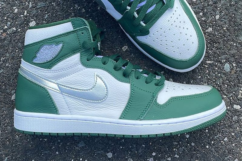 jordan 1 high green and white