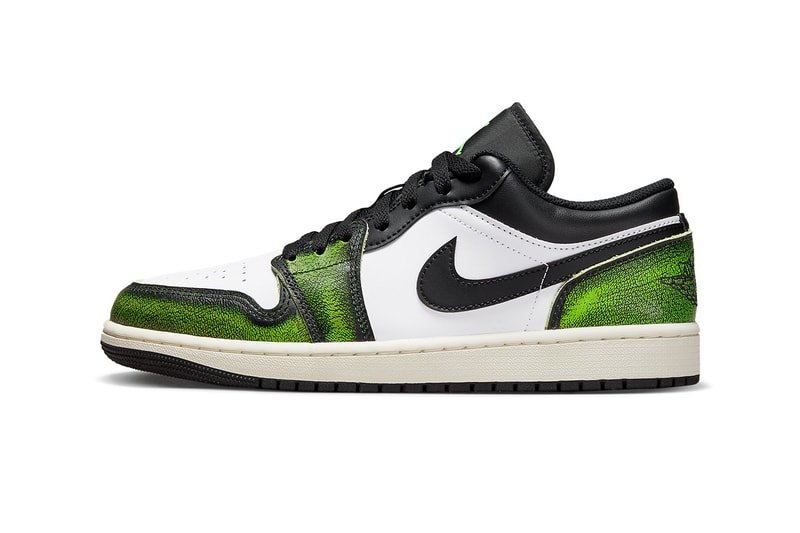air jordan 1 low black electric green DN3705 003 release date