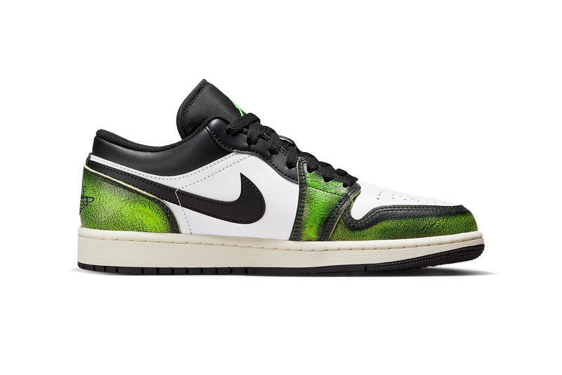 air jordan 1 low black electric green DN3705 003 release date
