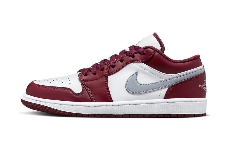 burgundy womens jordan 1