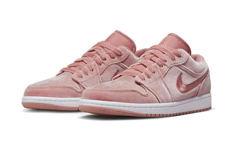 Jordan Brand Smothers Its Air Jordan 1 Low in Pink Velvet