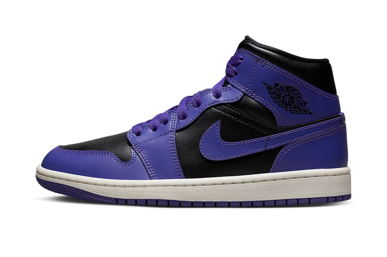court purple mid jordan 1