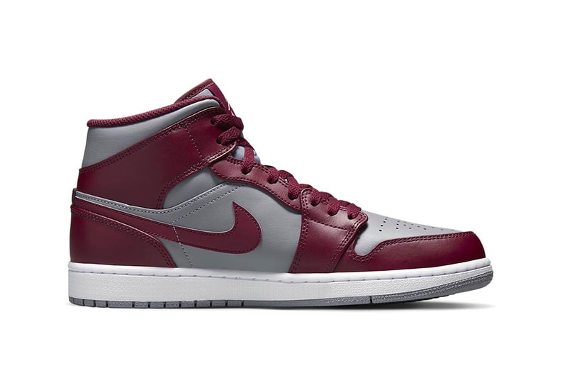 Official Images of Air Jordan 1 Mid "Team Red" DQ8426-615 michael jordan jordan brand basketball high tops shoes