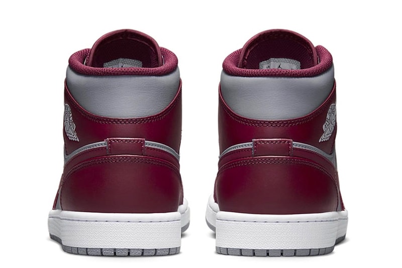Official Images of Air Jordan 1 Mid "Team Red" DQ8426-615 michael jordan jordan brand basketball high tops shoes