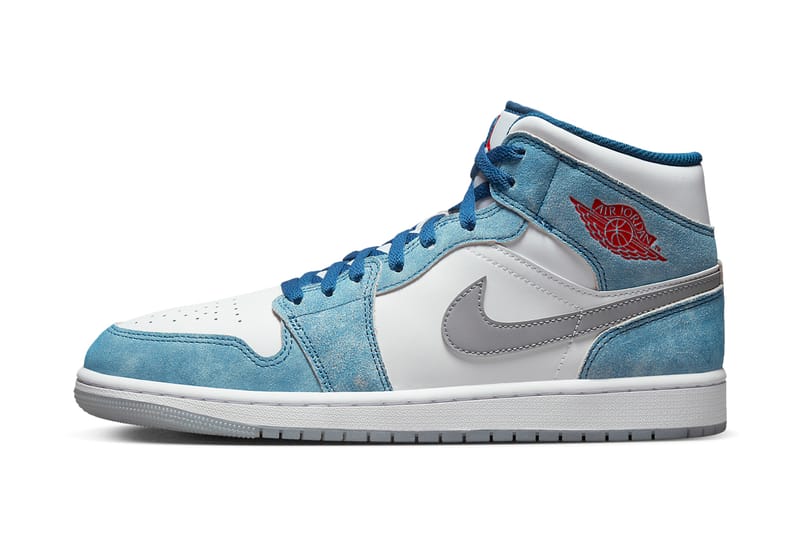 jordan 1 mid red and blue