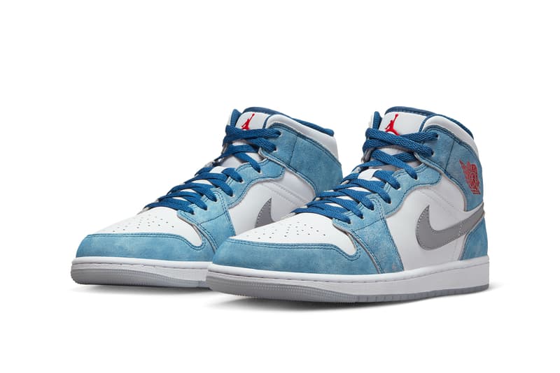 Air Jordan 1 Mid White Blue Red DN3706 401 Release Info date store list buying guide photos price