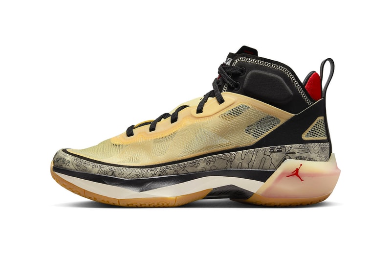 Air Jordan 37 PE Jayson Tatum Pale Vanilla University Red XXXVII gum release info date price 205 USD