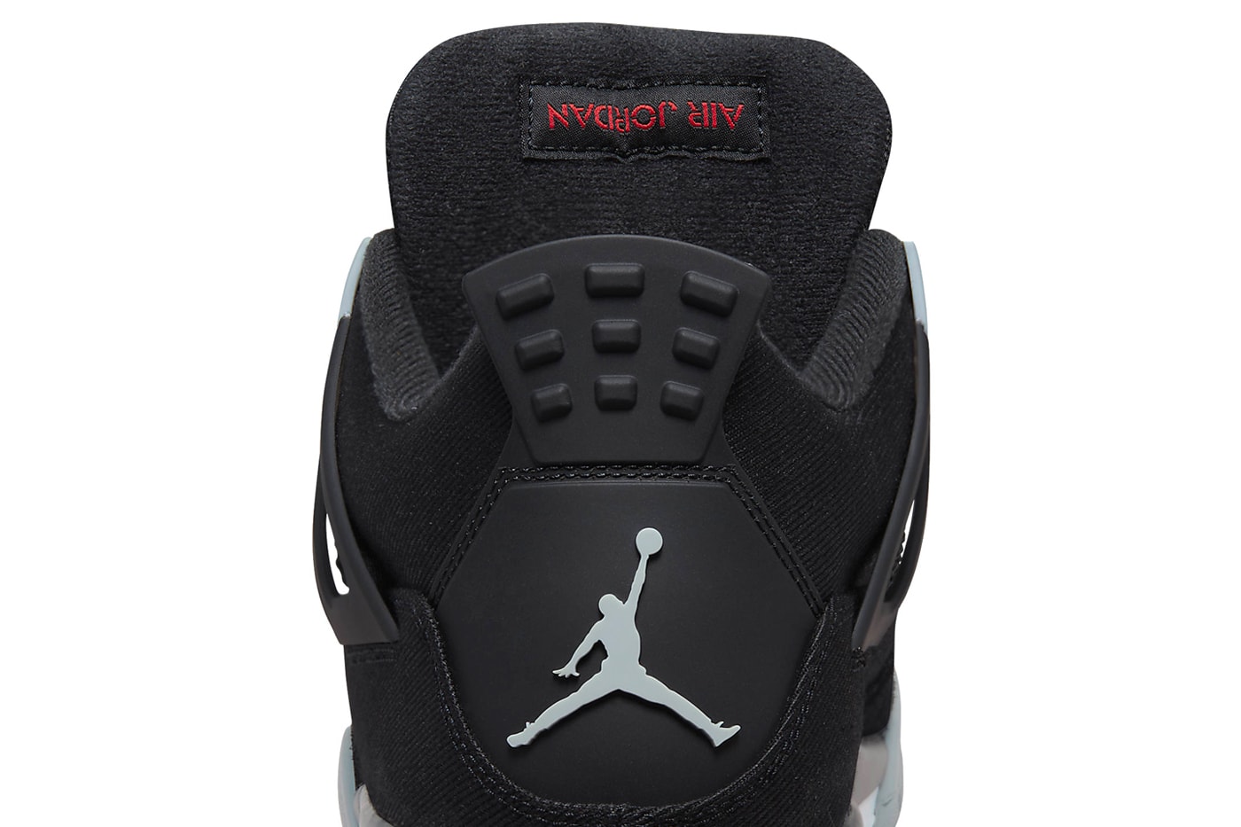 Air Jordan 4 Black Canvas Official Look Release Info DH7138-006 Date Buy Price Black Light Steel Grey White Fire Red