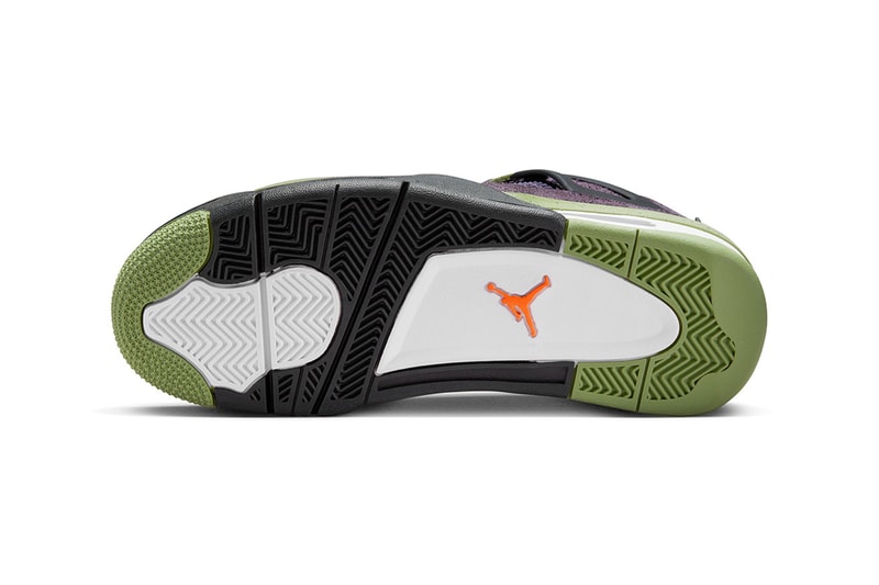 Air Jordan 4 Canyon Purple Official Look Release Info AQ9129-500 Date Buy Price WMNS Anthracite Alligator Saftey Orange