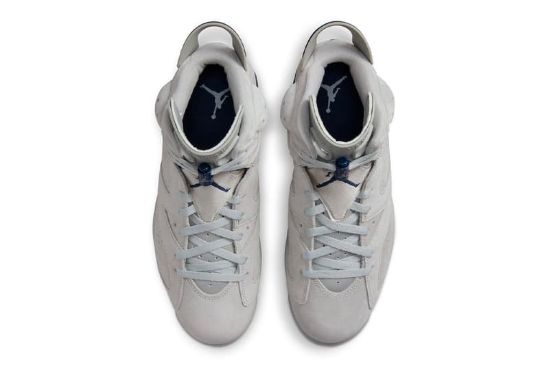 Official Release Date Revealed for Air Jordan 6 "Georgetown" Official Look at Air Jordan 6 "Georgetown" CT8529-012 jordan brand michael jordan magnet college navy 