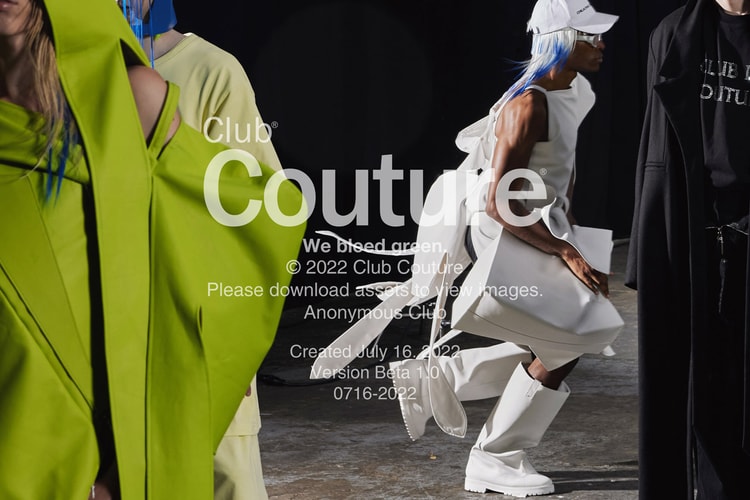 Anonymous Club's "COLLECTION 01 - WE BLEED GREEN" Turns Club Kids Into Fashionable Freaks