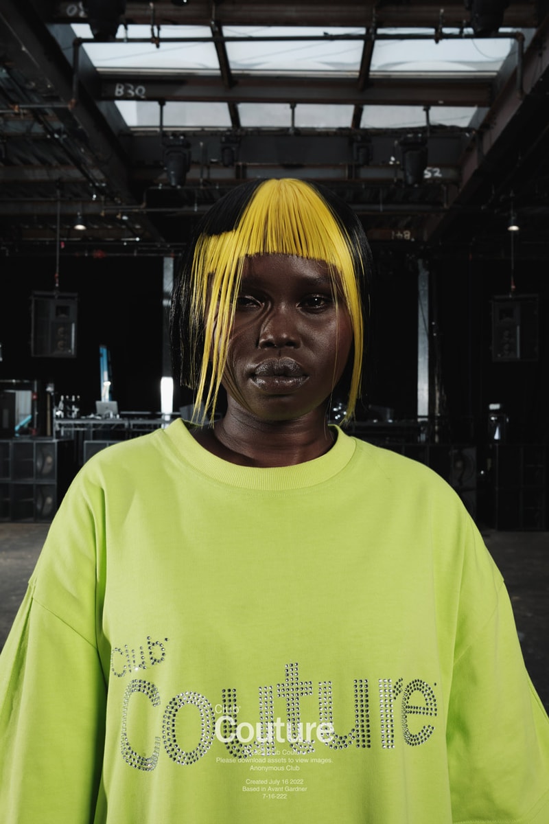 Anonymous Club's "COLLECTION 01 - WE BLEED GREEN" Turns Club Kids Into Fashionable Freaks