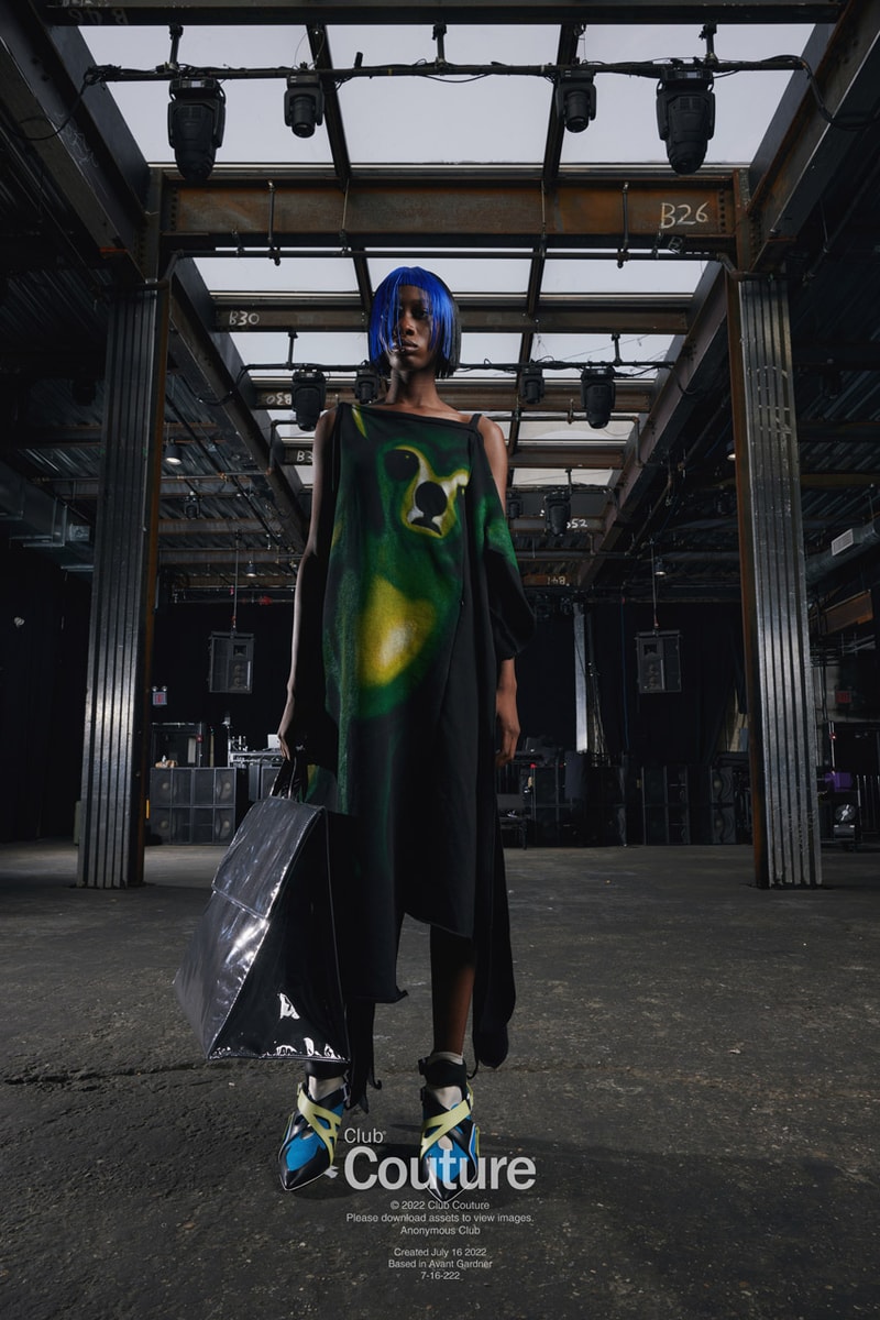 Anonymous Club's "COLLECTION 01 - WE BLEED GREEN" Turns Club Kids Into Fashionable Freaks
