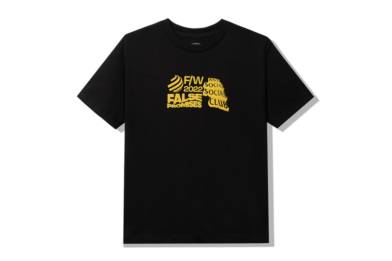 ANTI SOCIAL SOCIAL CLUB FW22 FALSE PROMISES Collection Full Look Release Info Date Buy Price UNDEFEATED Collaboration 
