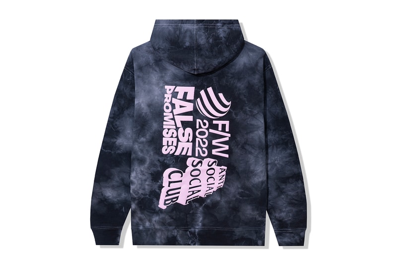 ANTI SOCIAL SOCIAL CLUB FW22 FALSE PROMISES Collection Full Look Release Info Date Buy Price UNDEFEATED Collaboration 