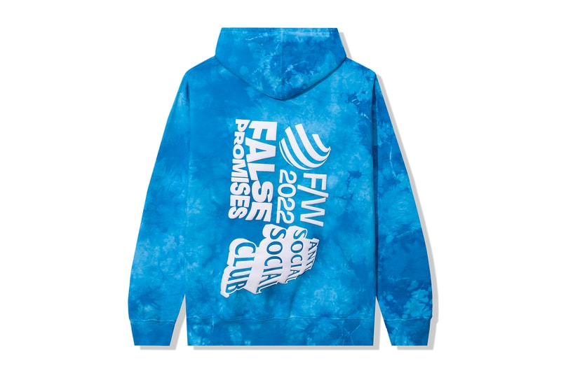 ANTI SOCIAL SOCIAL CLUB FW22 FALSE PROMISES Collection Full Look Release Info Date Buy Price UNDEFEATED Collaboration 