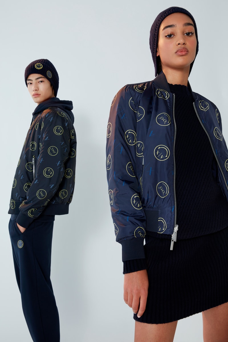 Armani Exchange and Smiley Team Up for a Commemorative FW22 Collaboration
