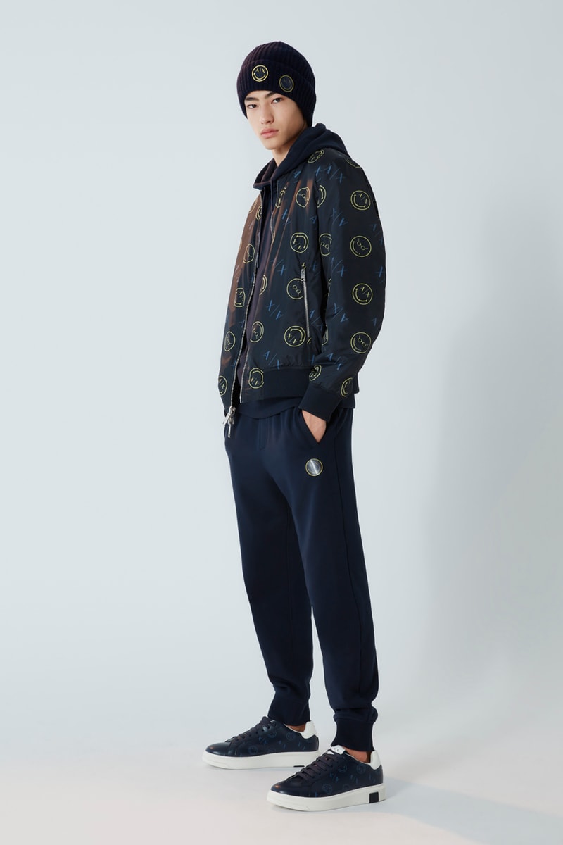 Armani Exchange and Smiley Team Up for a Commemorative FW22 Collaboration