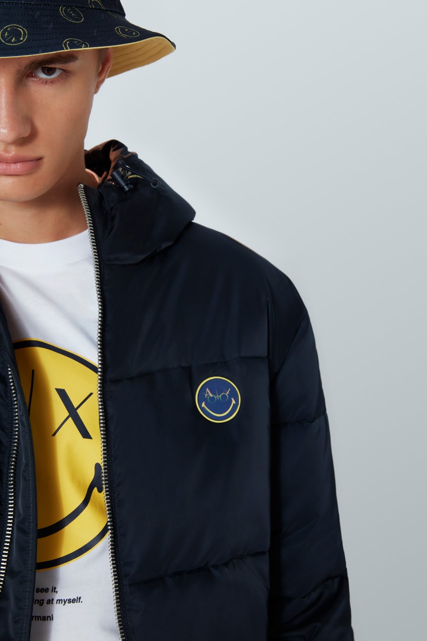 Armani Exchange and Smiley Team Up for a Commemorative FW22 Collaboration