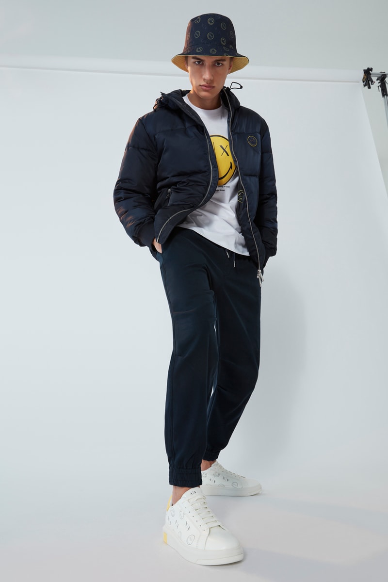 Armani Exchange and Smiley Team Up for a Commemorative FW22 Collaboration