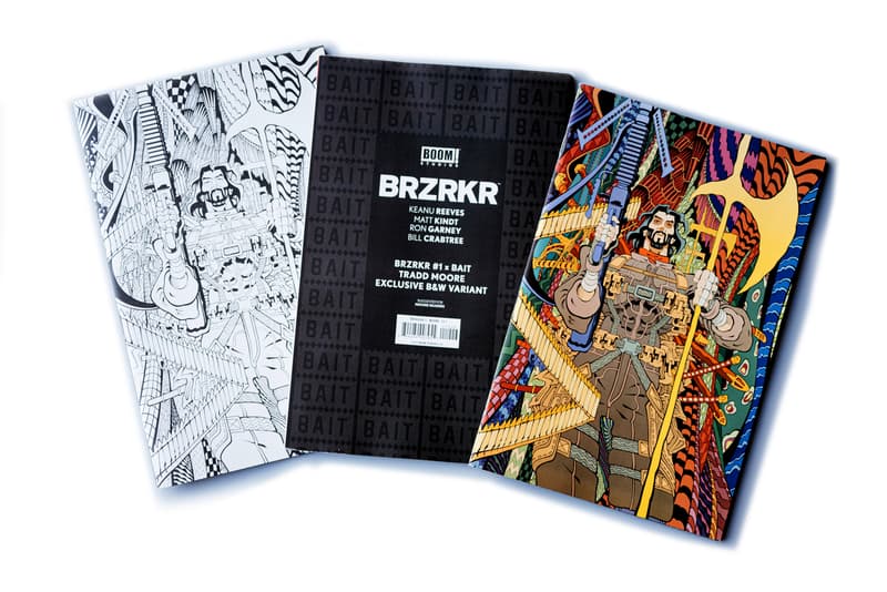 BAIT Keanu Reeves BRZRKR San Diego Comic Con 2022 SDCC Capsule Release