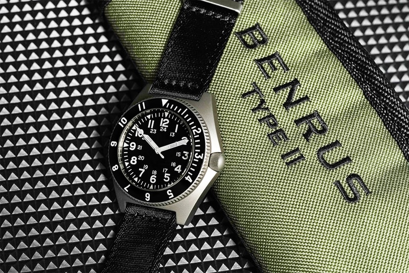 benrus heritage vintage type 2 ii military dive watch timepiece combat sea reissue limited edition 