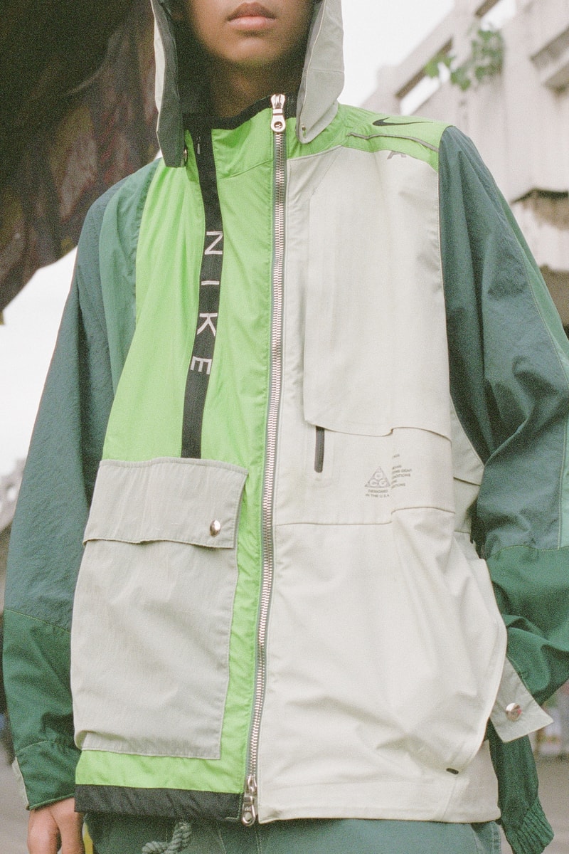 Trashmangrn, Nike, Goodwill and Billie Eilish Upcycled Capsule green tshirts pants sweatshirts