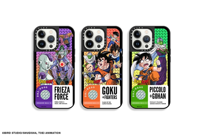 CASETiFY Dragon Ball Z collection release info posed genki dama Kamehameha Krillin Piccolo Vegeta Frieza goku case iphones apple watch tech