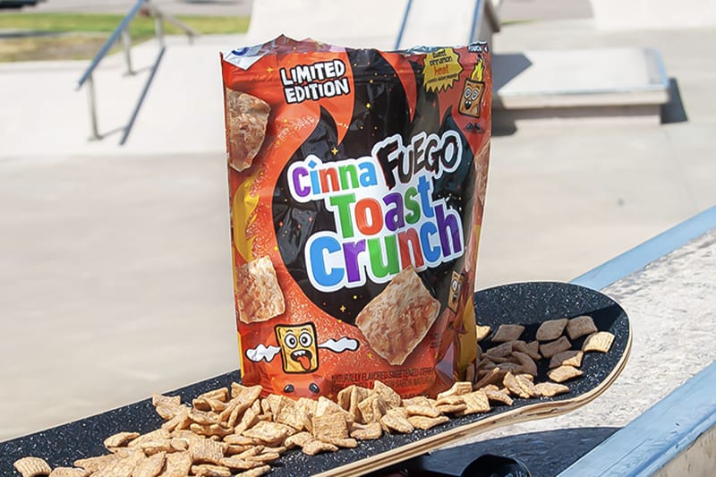 General Mills Launches New "CinnaFuego Toast Crunch" Snack