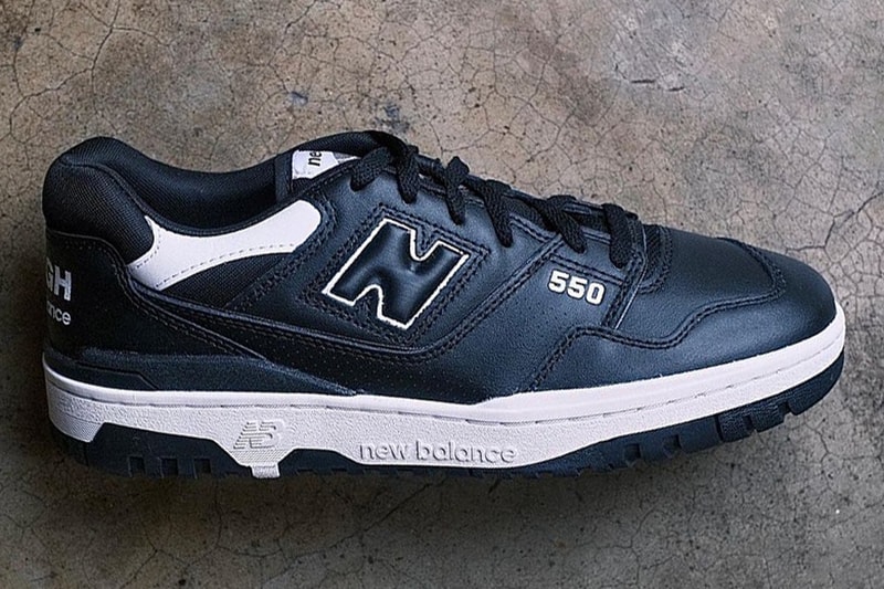 COMME des GARÇONS HOMME New Balance 550 Black Release garcons cdg cdgh date info store list buying guide photos price
