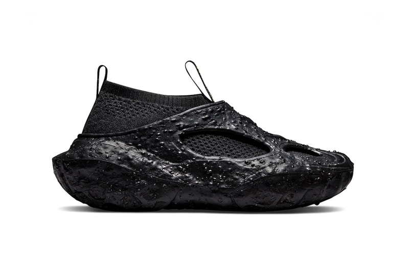 Converse Sponge Crater CX Arrives in an All-Black Iteration a-cold-wall cx foam underfoot egg-crate flat-knit upper promote breathability spandex collar all-star