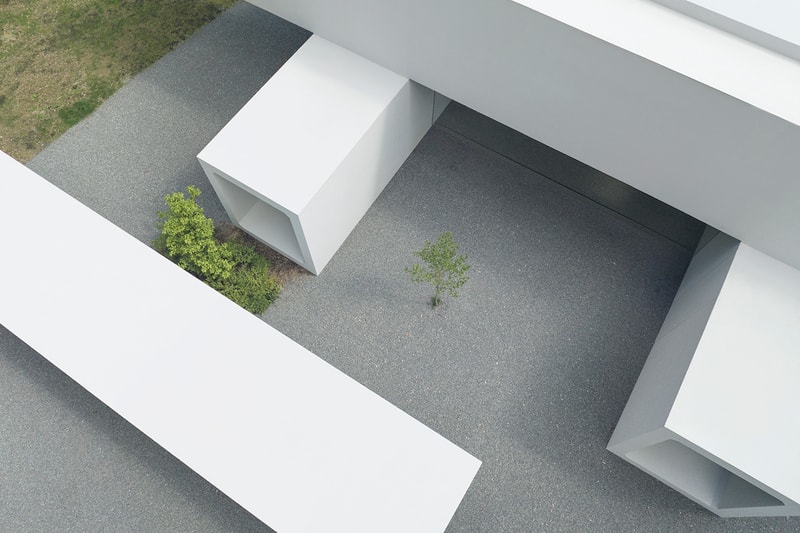 Nendo Creates Guesthouse and Gallery from Long Concrete Corridors