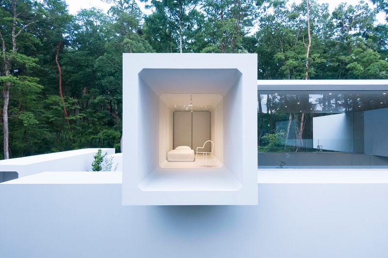 Nendo Creates Guesthouse and Gallery from Long Concrete Corridors