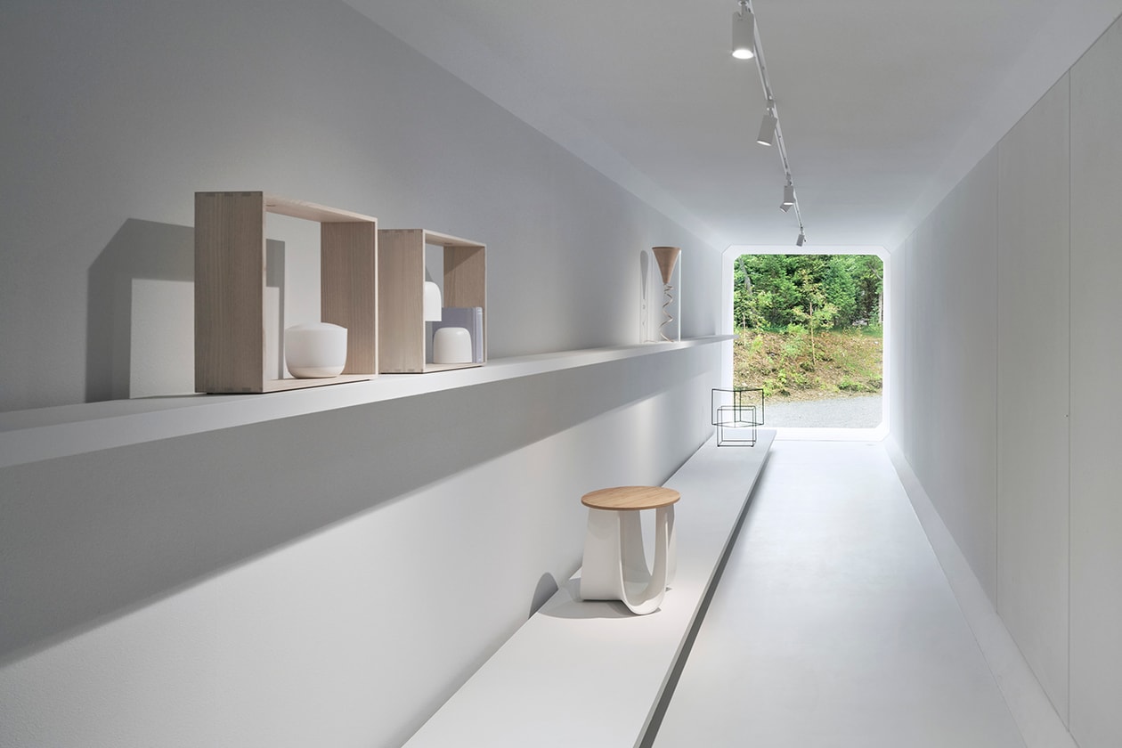 Nendo Creates Guesthouse and Gallery from Long Concrete Corridors