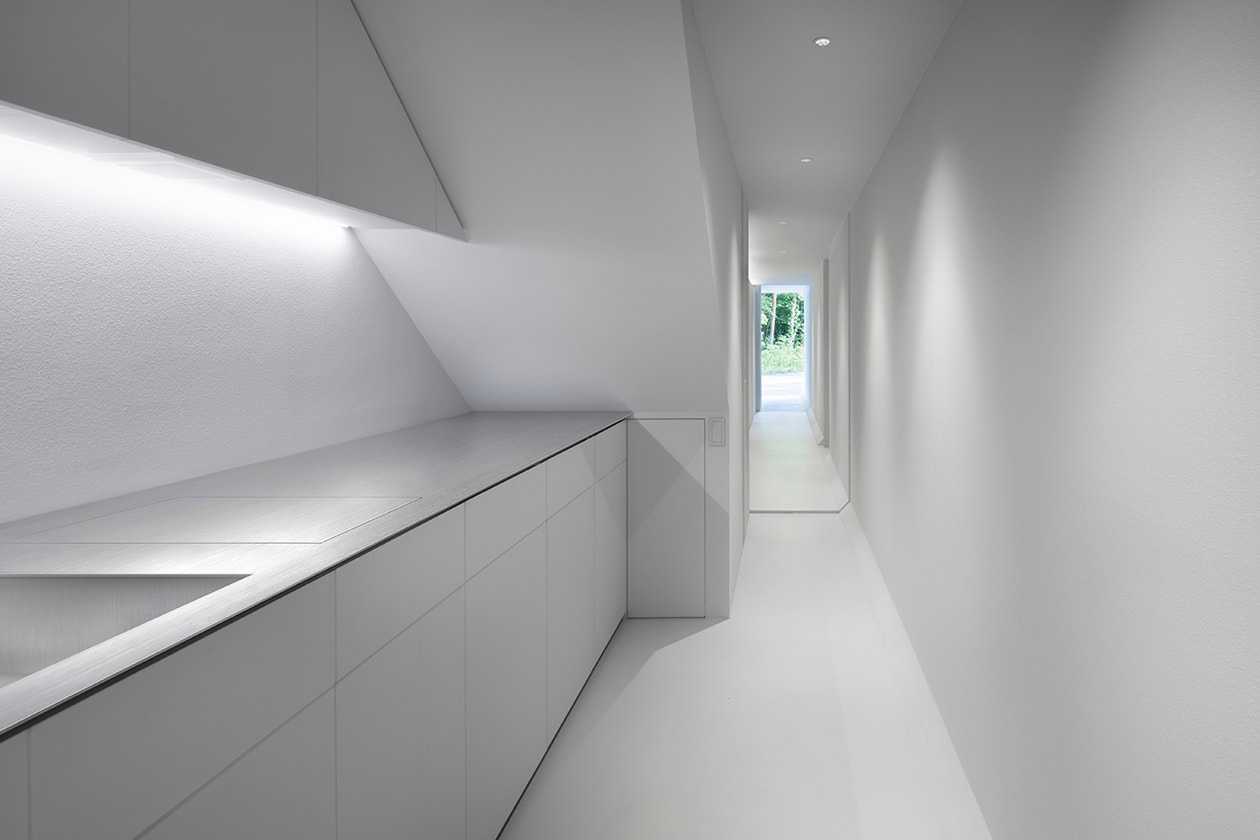 Nendo Creates Guesthouse and Gallery from Long Concrete Corridors