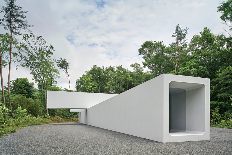 Nendo Creates Guesthouse and Gallery from Long Concrete Corridors