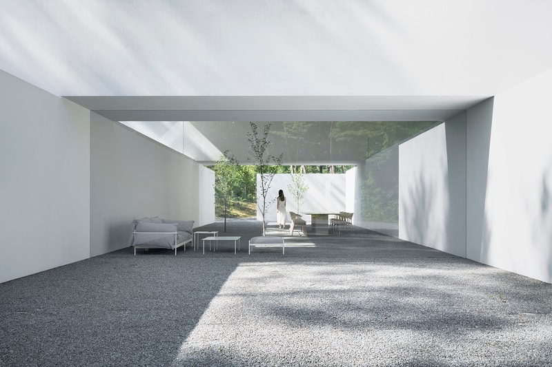 Nendo Creates Guesthouse and Gallery from Long Concrete Corridors