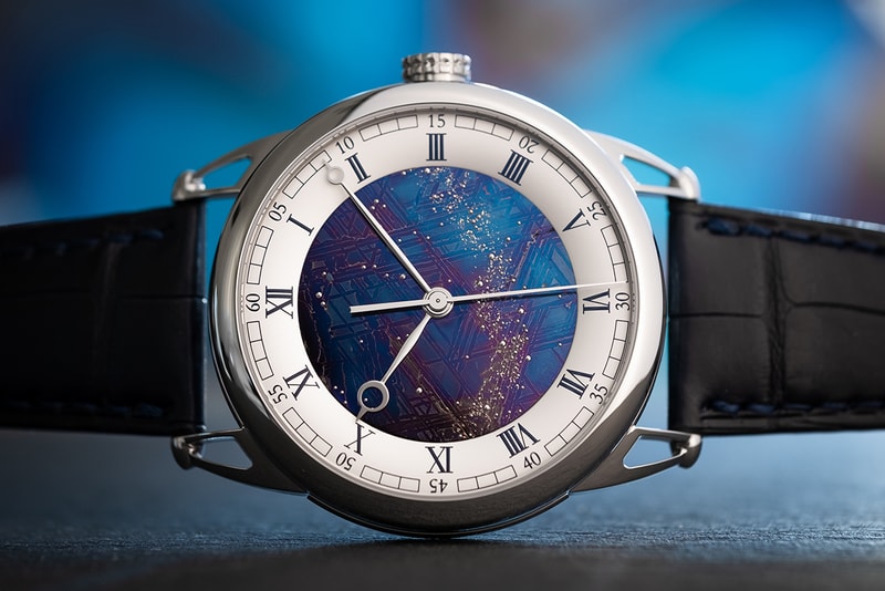 With A Dial Made From One Million-Year-Old Meteorite And Customizable White Gold Solar System