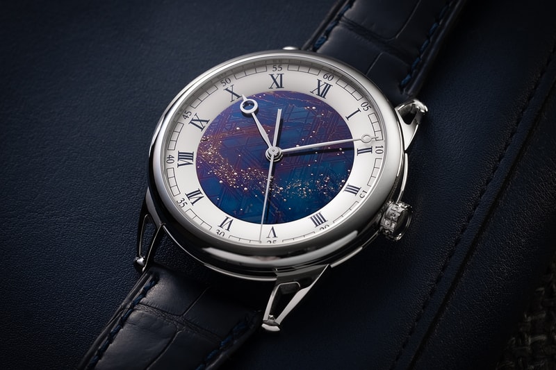 With A Dial Made From One Million-Year-Old Meteorite And Customizable White Gold Solar System
