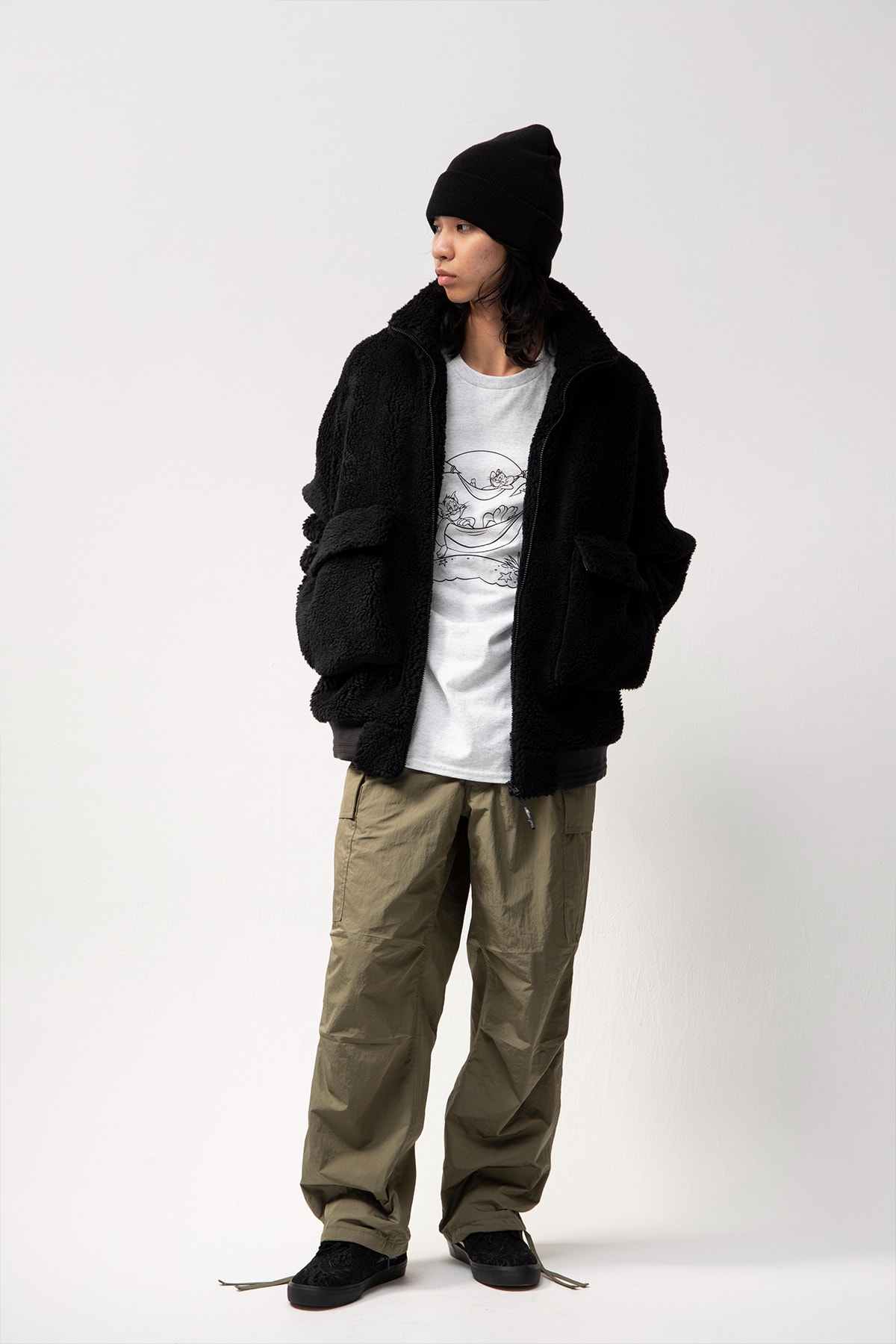 DELUXE Fall Winter 2022 Flowers II Lookbook tokyo Japan streetwear fashion '90s skate grunge 