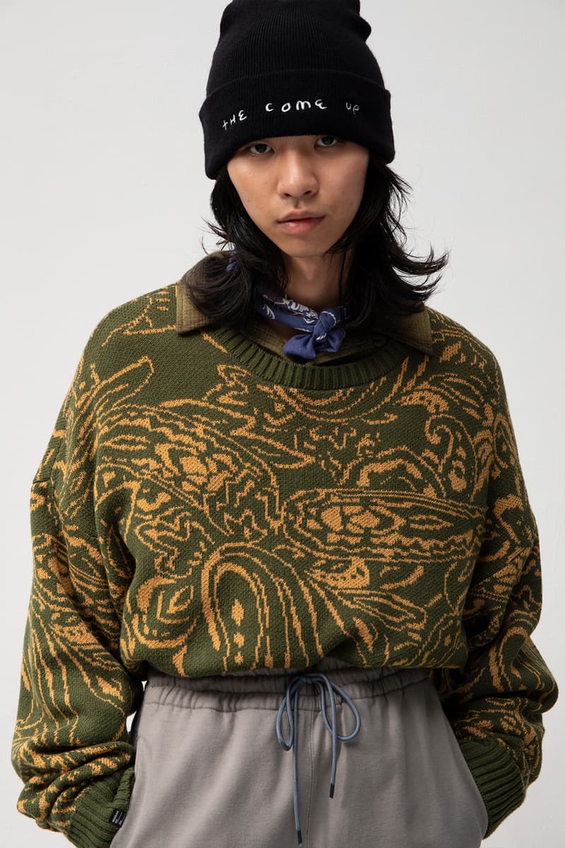 DELUXE Fall Winter 2022 Flowers II Lookbook tokyo Japan streetwear fashion '90s skate grunge 