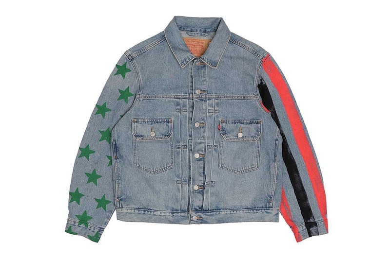 CPFM Denim Tears Jimi Hendrix Independence Day July 4 The Star-Spangled Banner Levis cactus plant flea market american flag jeans jackets green black red release info date price