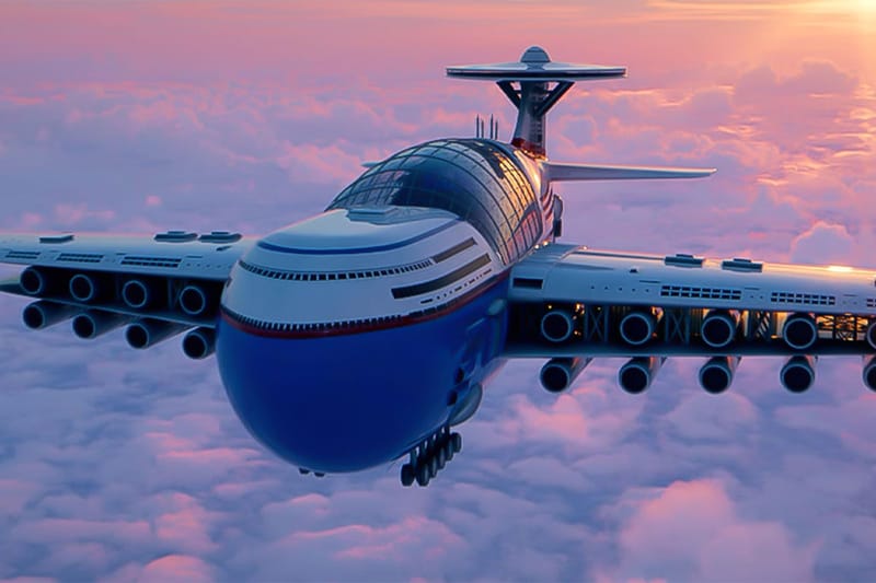 Designers Imagine a Nuclear-Powered Sky Cruise