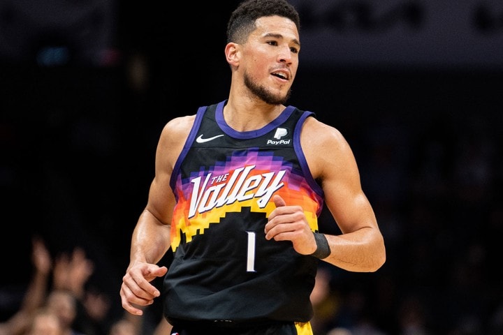 Phoenix Suns: Devin Booker 2022 City Jersey - Officially Licensed NBA in  2023