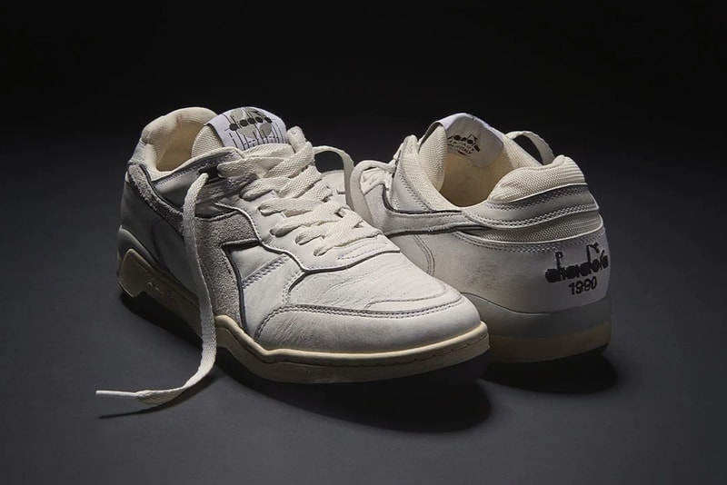 Diadora B.560 Used Italia Made in Italy Retro Sneaker Release Information White Aluminium 