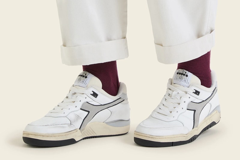 Diadora B.560 Used Italia Made in Italy Retro Sneaker Release Information White Aluminium 