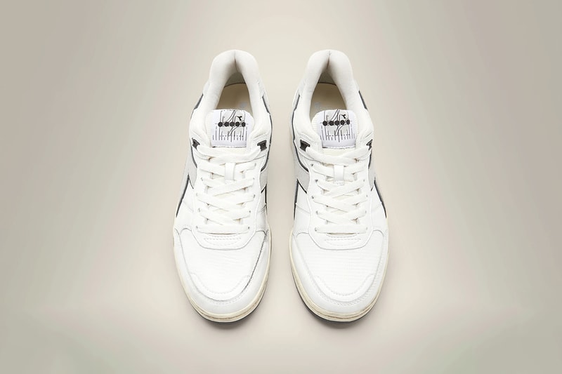 Diadora B.560 Used Italia Made in Italy Retro Sneaker Release Information White Aluminium 