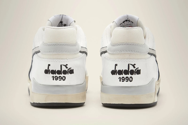 Diadora B.560 Used Italia Made in Italy Retro Sneaker Release Information White Aluminium 
