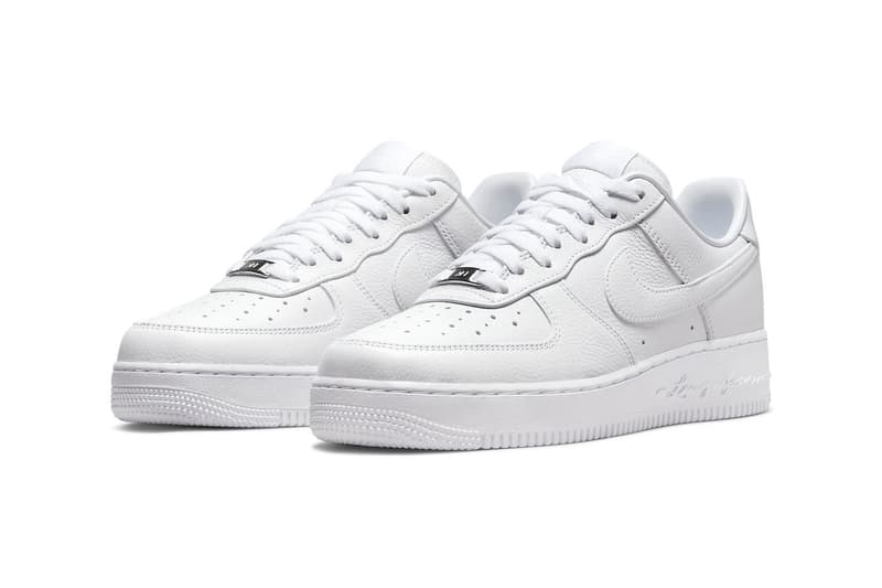 Official Look Drake NOCTA Nike Air Force 1 Low Certified Lover Boy CZ8065-100 white cobalt tint white 2022 160 usd heart cursive release info date price