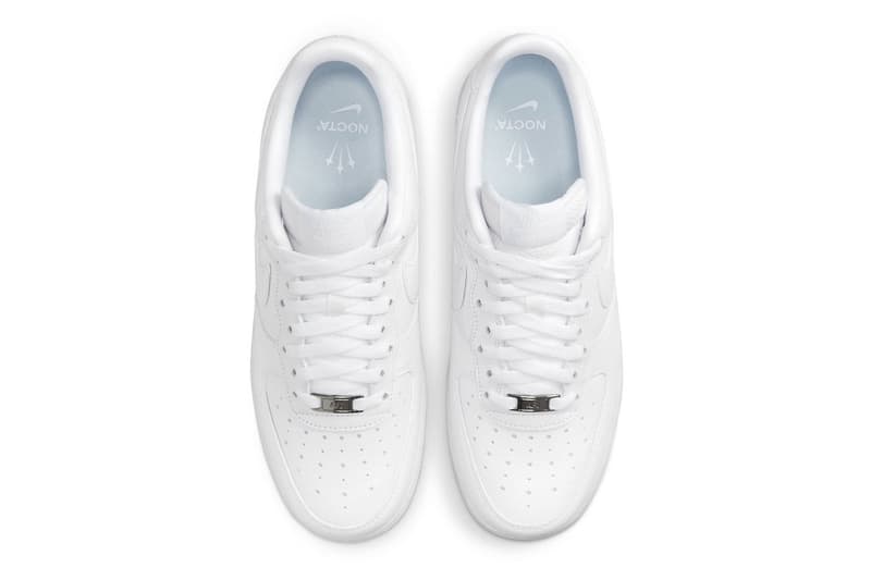 Official Look Drake NOCTA Nike Air Force 1 Low Certified Lover Boy CZ8065-100 white cobalt tint white 2022 160 usd heart cursive release info date price